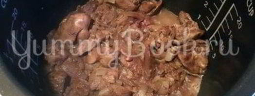 паштет из куриной печени со сливками. Шаг 2