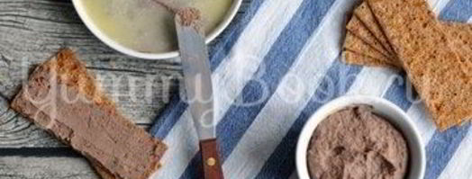 паштет из куриной печени со сливками. Шаг 8