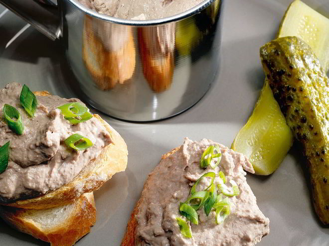 Рецепт паштета из куриной печени