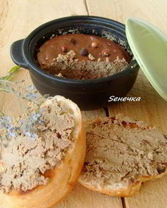 Паштет из куриной печенки и мартини