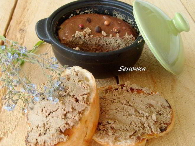 Рецепт паштета из куриной печенки и мартини