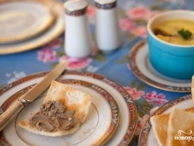 Рецепт паштета из куриной печенки