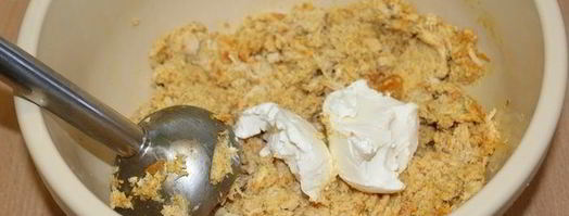 паштет из лосося и куриного филе. Шаг 3