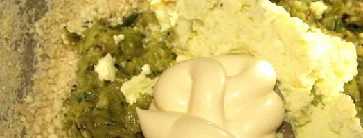 паштет из лука-порея, яиц и орехов кешью. Шаг 3