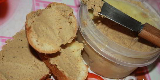 Паштет из печени кролика