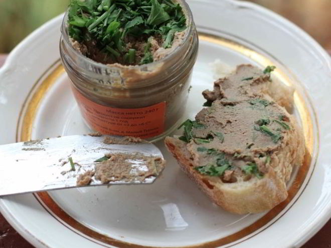 Рецепт паштета из печени с тыквой