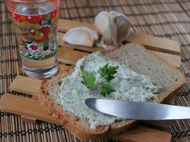 Рецепт паштета из сала