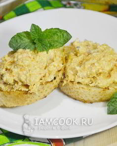 Паштет из сельди с морковью и плавленным сыром