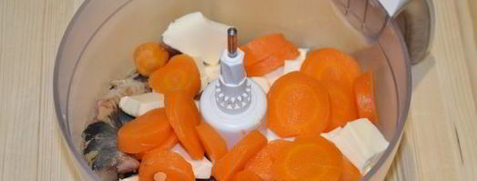 паштет из сельди с морковью и плавленным сыром. Шаг 4