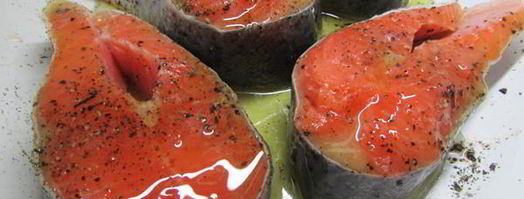 паштет из семги с красной икрой и белым вином. Шаг 2