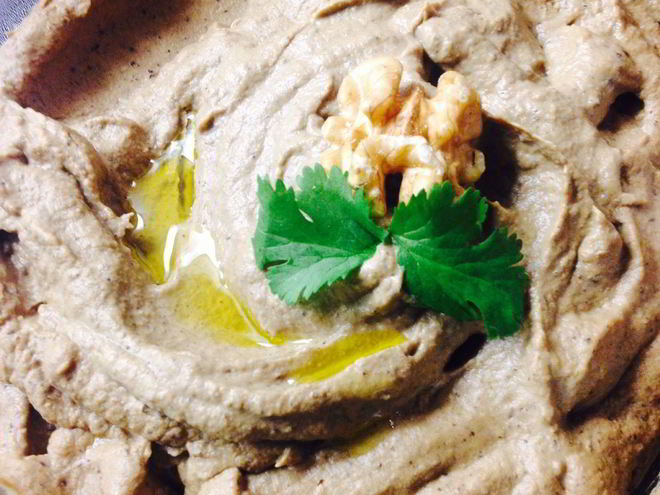 Рецепт паштета из запеченных баклажанов