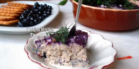 Паштет куриный с черникой