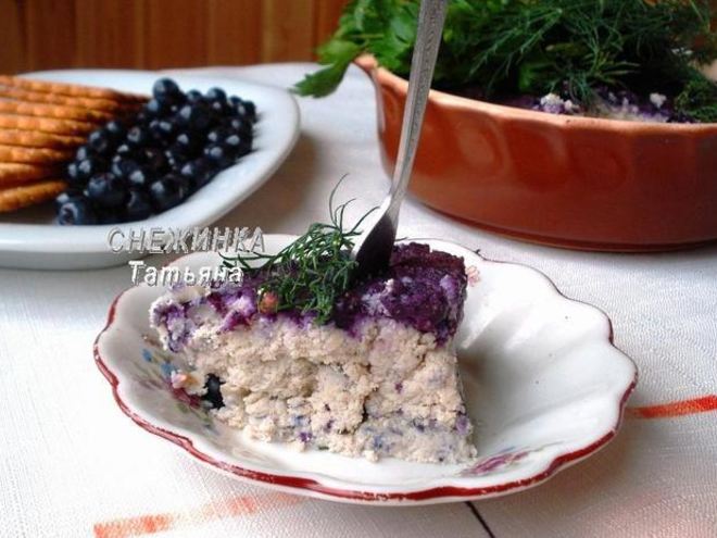 Рецепт паштета куриного с черникой