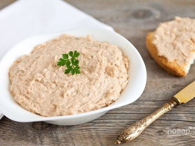 Рецепт паштета с тунцом