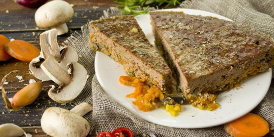 Паштет запеченный из говяжьей печени