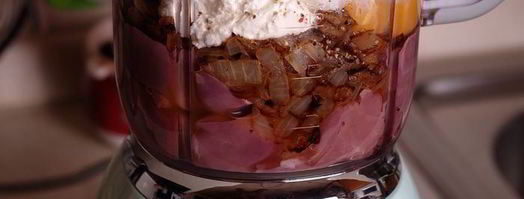 печеночный паштет с творожным сыром и кедровыми орешками. Шаг 3