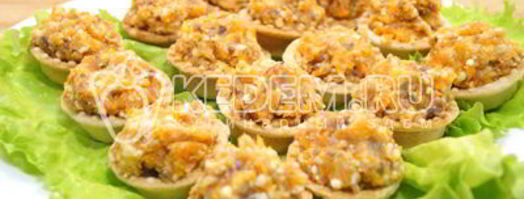 рыбный паштет в тарталетках. Шаг 6