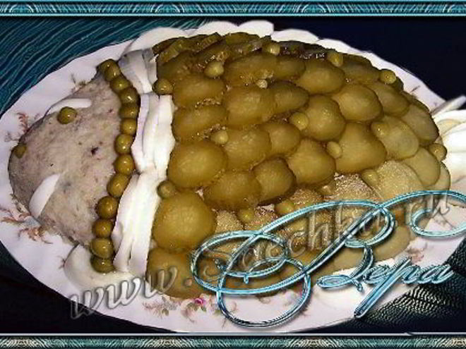 Рецепт селедочного паштета в виде рыбы