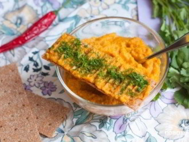 Рецепт вегетарианского паштета