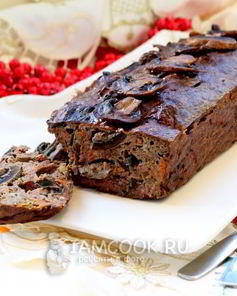 Запеченный паштет с грибами