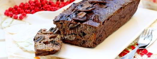 запеченный паштет с грибами. Шаг 14