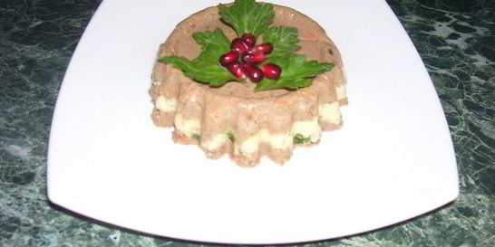 Желированный паштет с сыром