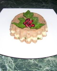 Желированный паштет с сыром