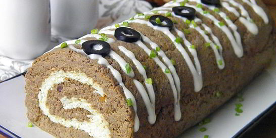 Печеночный рулет