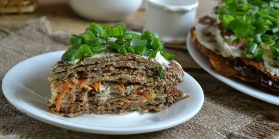 Печеночный торт