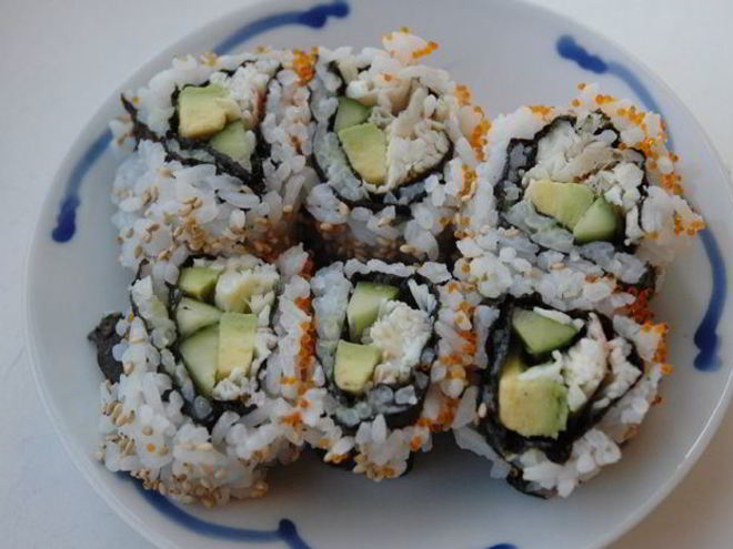 Рецепт ролла калифорния