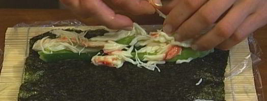 ролл калифорния. Шаг 7