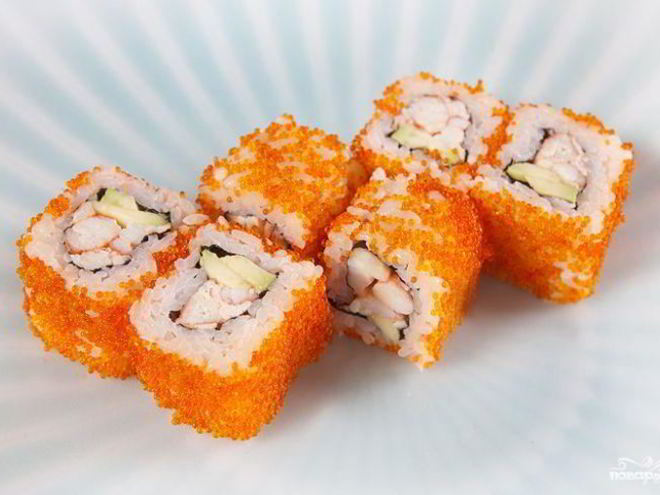 Рецепт роллов калифорния