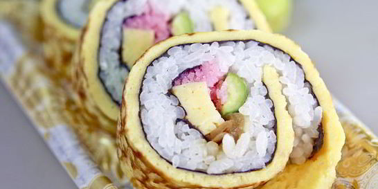 Роллы с огурцом