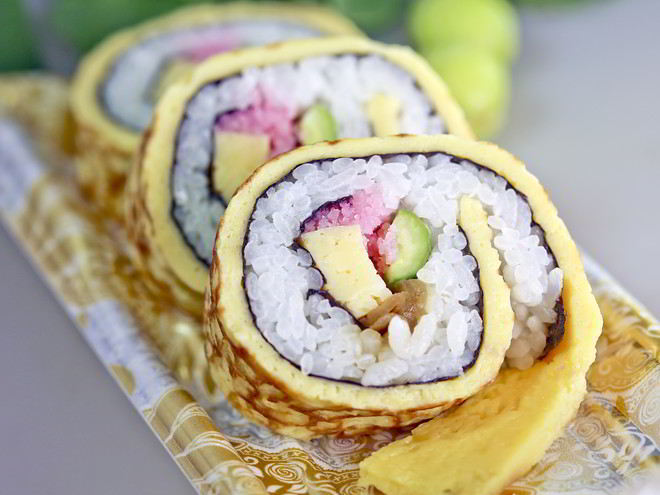 Рецепт роллов с огурцом