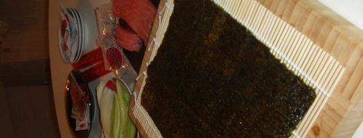 роллы с семгой. Шаг 2