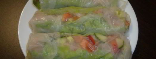 спринг роллы с креветками. Шаг 11