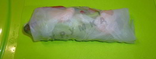 спринг роллы с креветками. Шаг 10