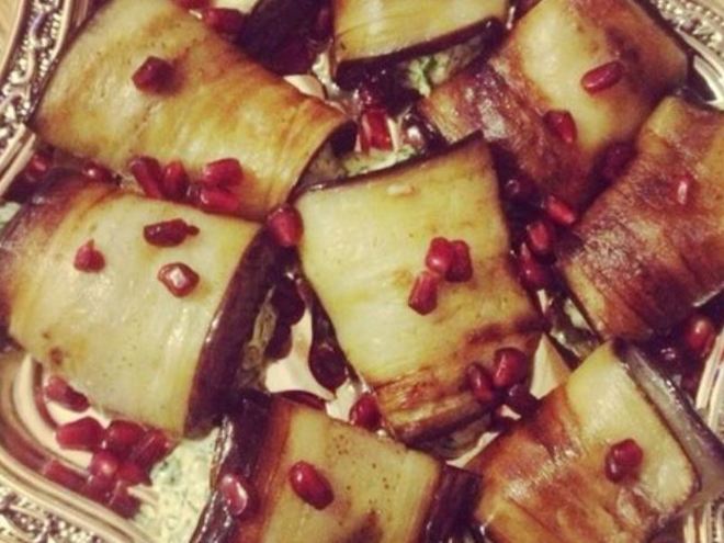 Рецепт баклажановых рулетиков