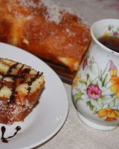 Бисквитный рулет Пятнадцатиминутка