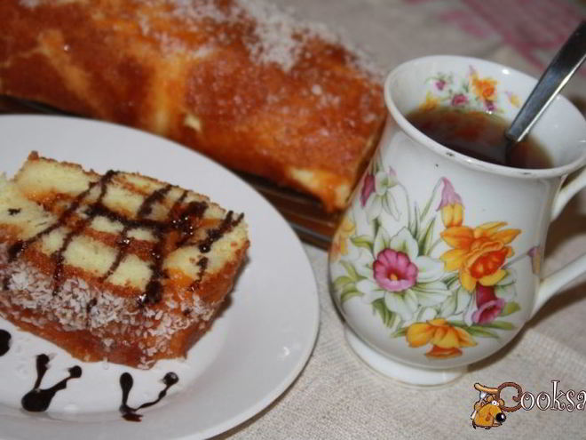 Рецепт бисквитного рулета пятнадцатиминутка