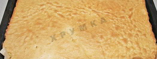 бисквитный рулет с бананом. Шаг 7