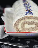 Бисквитный рулет с жасмином