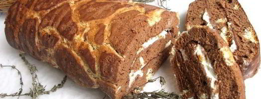 бисквитный рулет жираф. Шаг 19