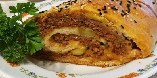 Быстрый мясной рулет