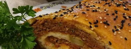 быстрый мясной рулет. Шаг 9