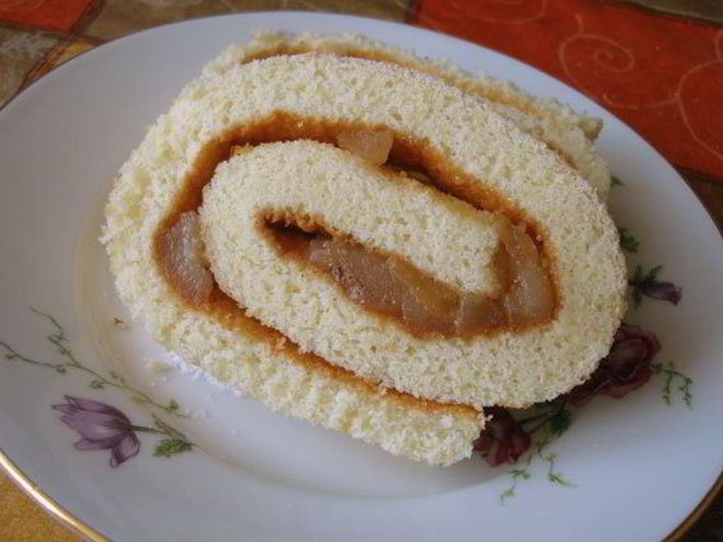 Рецепт десертного рулета