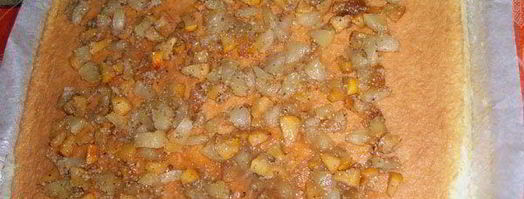 десертный рулет. Шаг 12