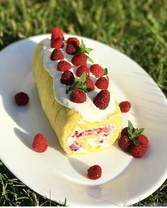 Диетический рулет без сахара и муки