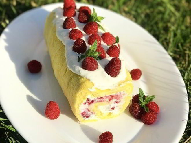 Рецепт диетического рулета без сахара и муки