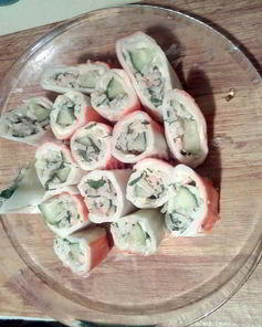 Крабовые рулетики с рисом